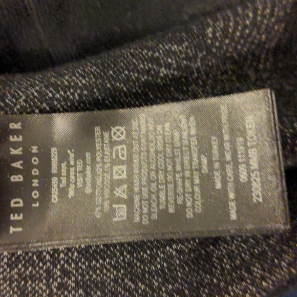 Ted Baker men's quarter-zip sweater/sweatshirt - size UK 7 (men's XXL) - Picture 5 of 6
